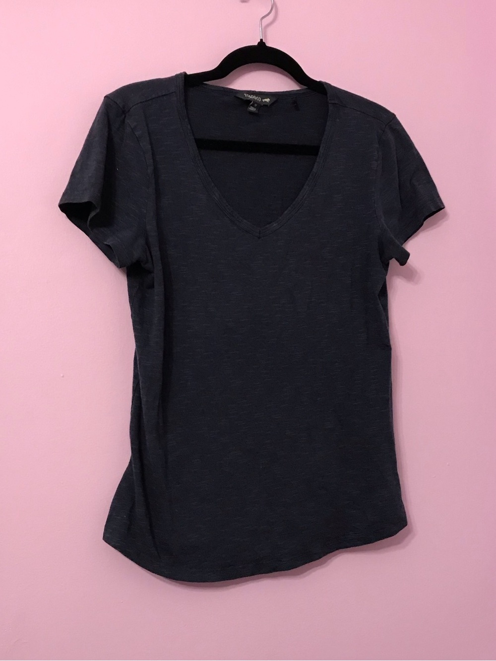 Toad&Co navy v neck top size medium